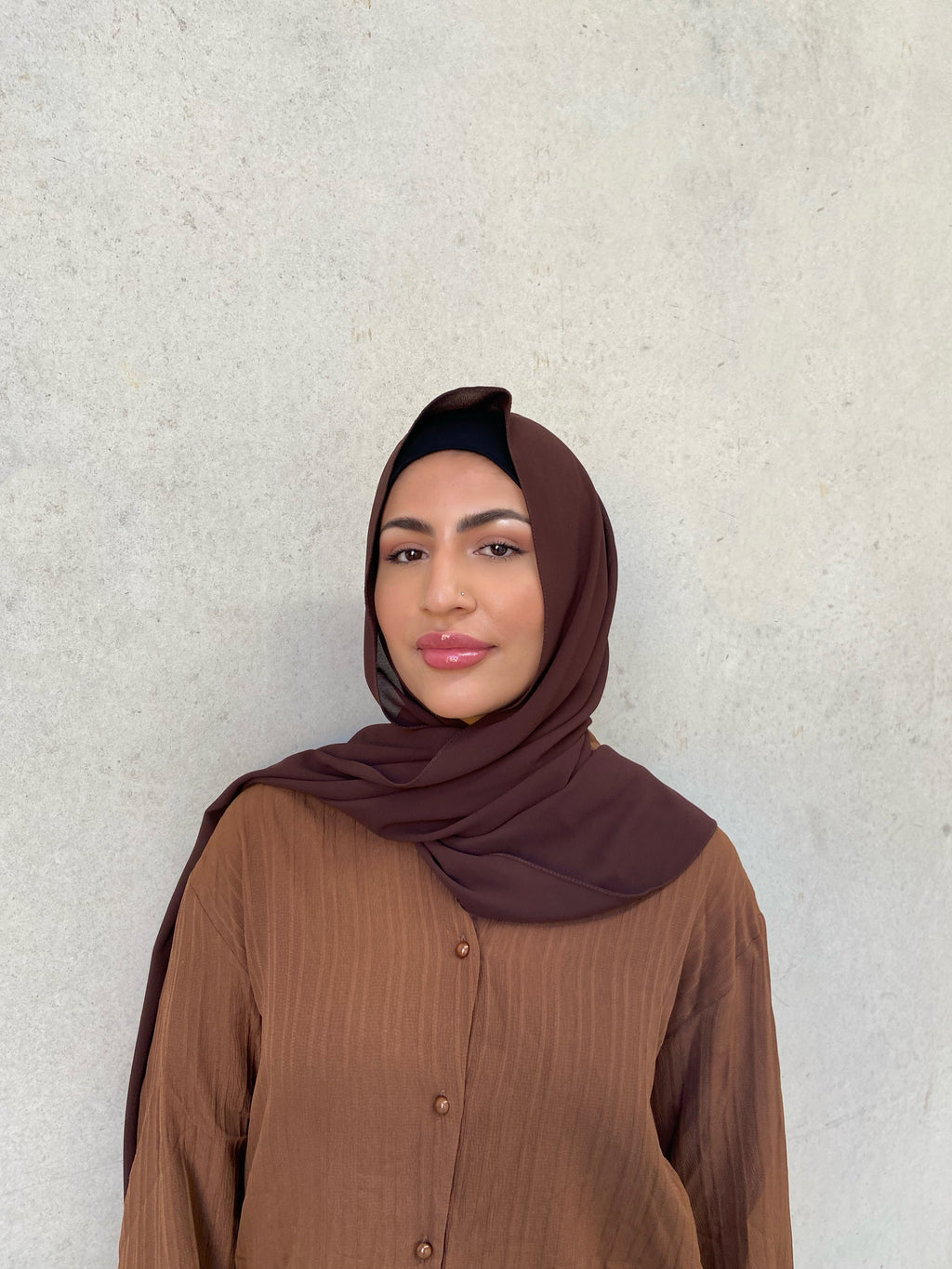 Ibtisam Chiffon - Dark Brown